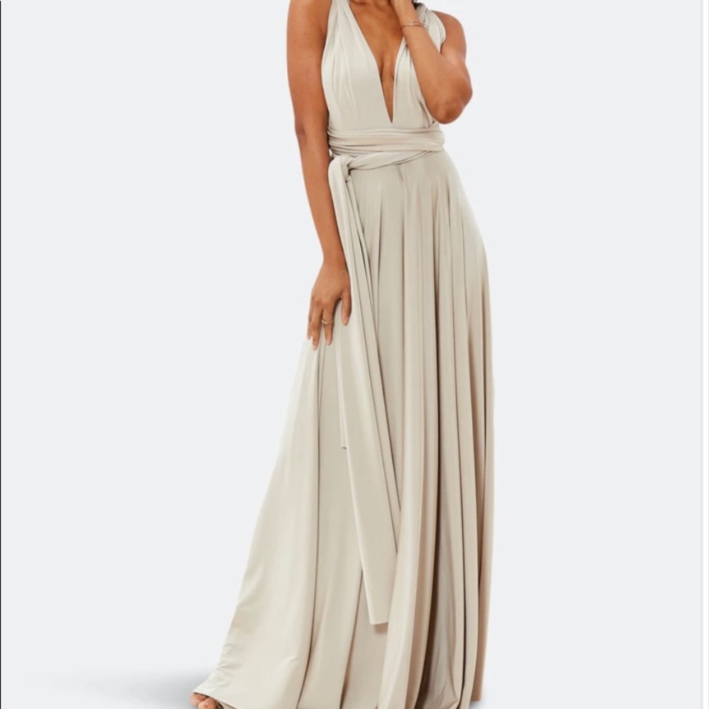 twobirds oyster classic convertible gown